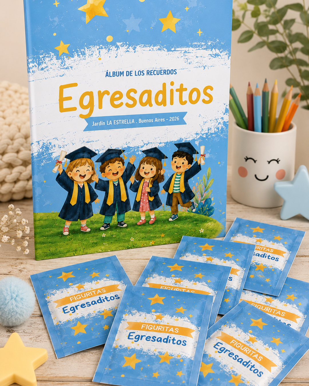 KIT PROFESIONAL EGRESADITOS EDITABLE + 6 BONOS DE REGALO